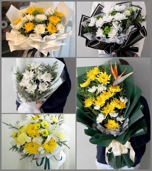 广东潮州市饶平县联饶镇白事花束代送